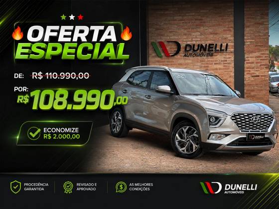 HYUNDAI CRETA 1.0 TGDI FLEX LIMITED AUTOMÁTICO HYUNDAI CRETA 1.0 TGDI FLEX LIMITED AUTOMÁTICO